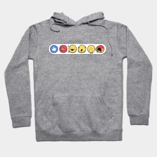 Derpy emoticons Hoodie